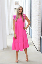 Load image into Gallery viewer, Hint of Wild Pink Dress
