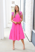 Load image into Gallery viewer, Hint of Wild Pink Dress

