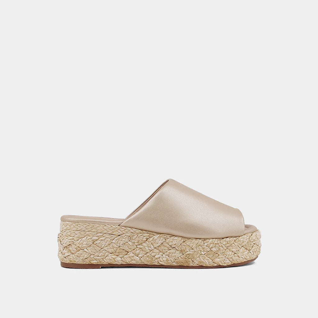 LIZZIE Gold Sandals