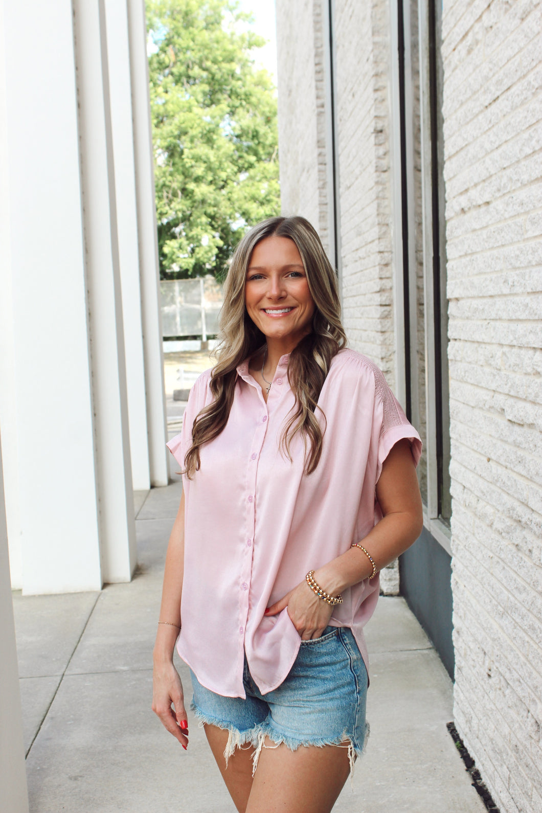 Lead the Way Blush Top