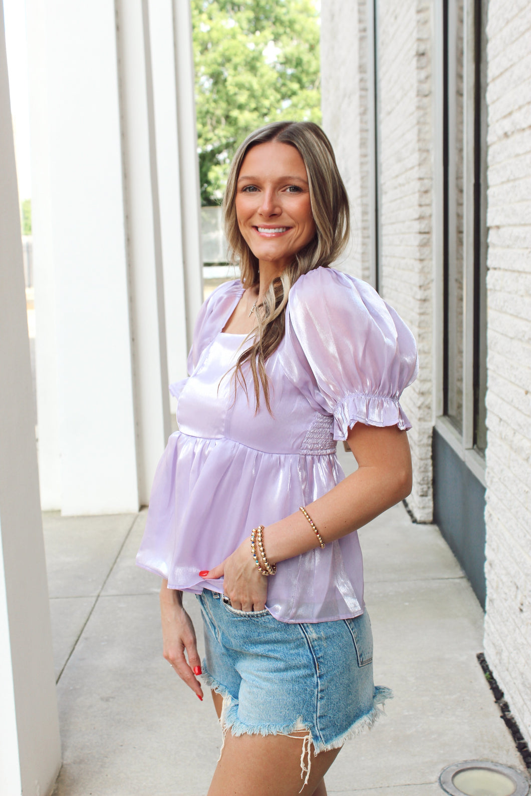 Cheers Girls Lavender Top