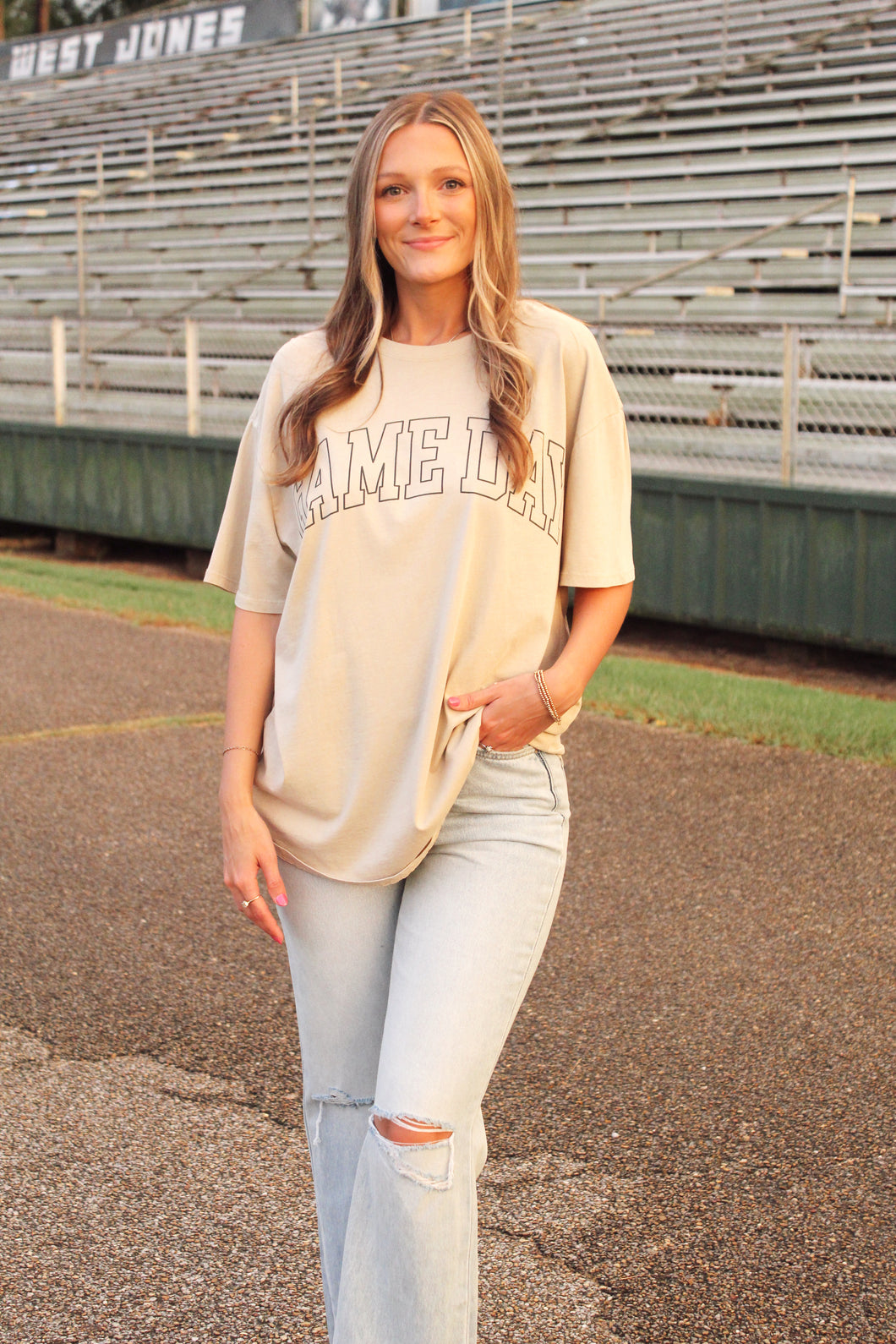 Gameday Block Oversized Tee