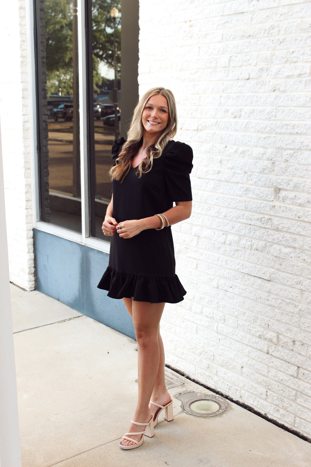 Late to the Party Black Dress