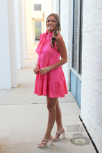 Load image into Gallery viewer, Get Your Flirt On Pink Dress
