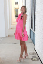 Load image into Gallery viewer, Get Your Flirt On Pink Dress
